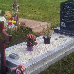 Speckled Grey Kerb Surround